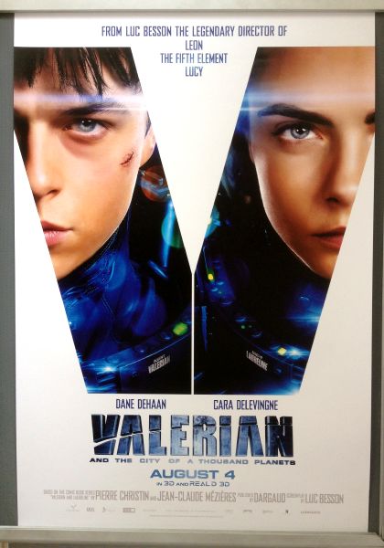 Cinema Poster: VALERIAN AND THE CITY OF A THOUSAND PLANETS 2017 (Advance One Sheet)