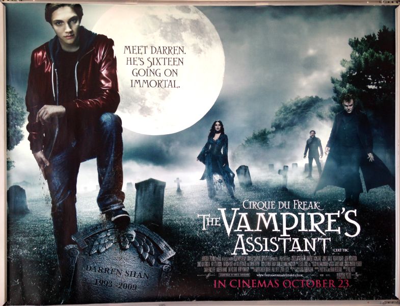 Cinema Poster: VAMPIRE'S ASSISTANT, THE 2009 (Quad) Josh Hutcherson Cinema Poster: VAMPIRE'S ASSISTANT, THE 2009 (Quad) Josh Hutcherson