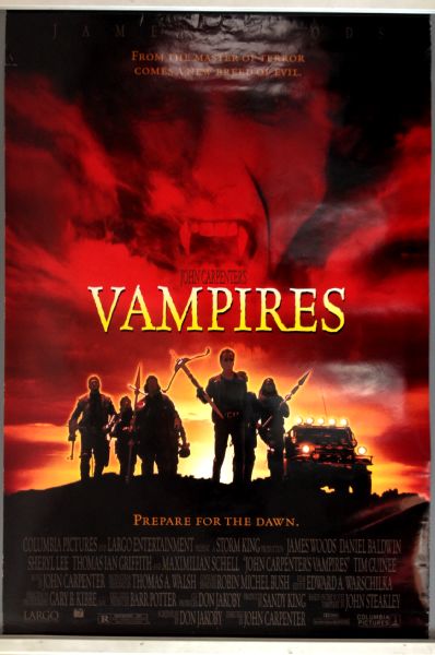 Cinema Poster: VAMPIRES (John Carpenter's) 1998 (One Sheet) James Woods Cinema Poster: VAMPIRES (John Carpenter's) 1998 (One Sheet) James Woods