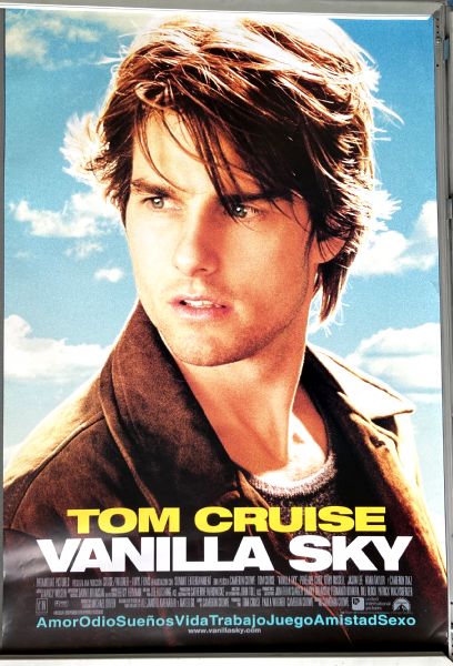 Cinema Poster: VANILLA SKY 2001 (One Sheet) Tom Cruise Penélope Cruz Cinema Poster: VANILLA SKY 2001 (One Sheet) Tom Cruise Penélope Cruz