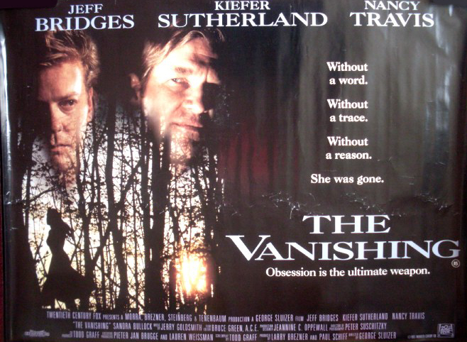 VANISHING, THE: UK Quad Film Poster VANISHING, THE: UK Quad Film Poster