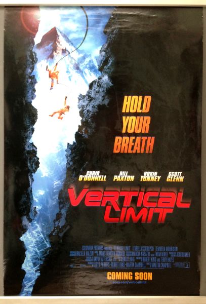 Cinema Poster: VERTICAL LIMIT 2000 (One Sheet) Chris O'Donnell Bill Paxton Cinema Poster: VERTICAL LIMIT 2000 (One Sheet) Chris O'Donnell Bill Paxton