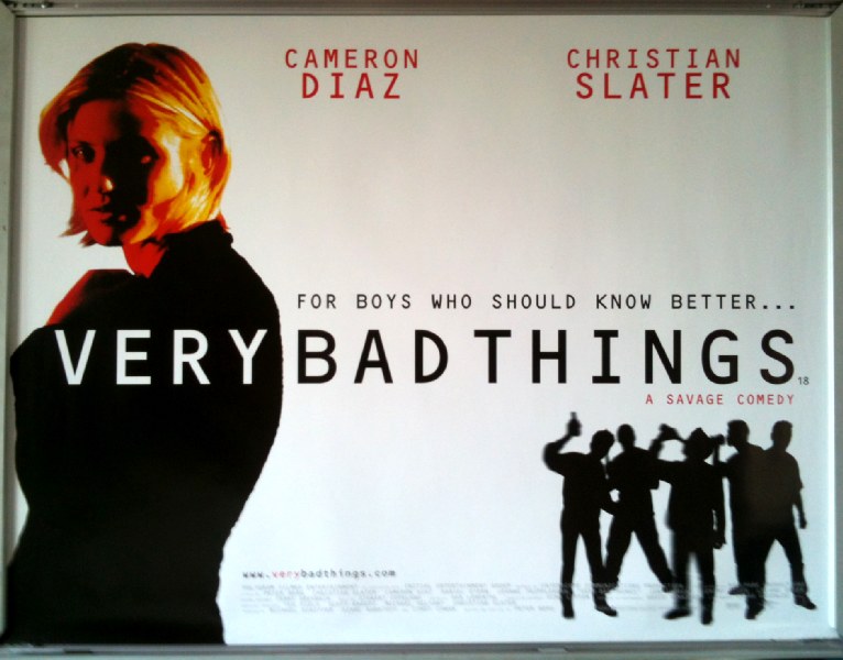 VERY BAD THINGS: Main UK Quad Film Poster VERY BAD THINGS: Main UK Quad Film Poster
