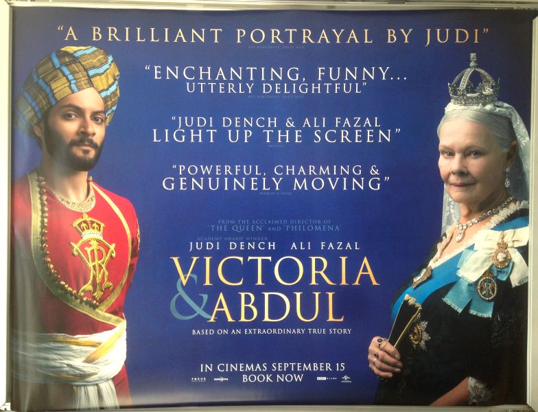 Cinema Poster: VICTORIA & ABDUL 2017 (Review Quad) Judi Dench Ali Fazal