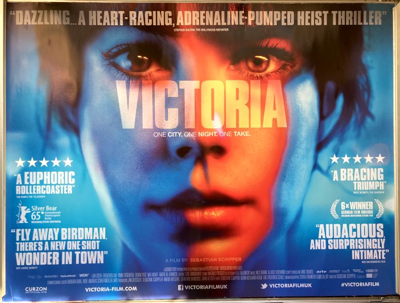 Cinema Poster: VICTORIA 2015 (Quad) Laia Costa Frederick Lau Franz Rogowski