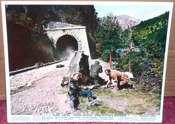 VON RYAN'S EXPRESS: UK Lobby Card At the Tunnel