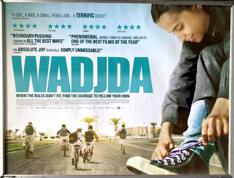 Cinema Poster: WADJDA 2012 (Quad) Waad Mohammed Reem Abdullah Cinema Poster: WADJDA 2012 (Quad) Waad Mohammed Reem Abdullah
