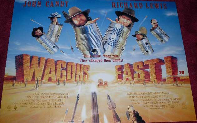 WAGONS EAST!: Main UK Quad Film Poster WAGONS EAST!: Main UK Quad Film Poster