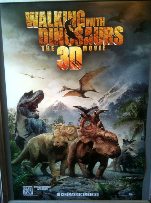 WALKING WITH DINOSAURS THE MOVIE: One Sheet Film Poster