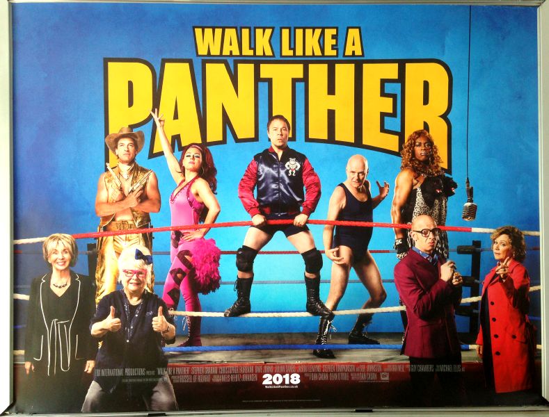 Cinema Poster: WALK LIKE A PANTHER 2018 (Quad) Stephen Graham Jason Flemyng
