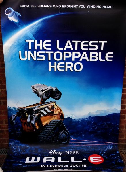 Cinema Banner: WALL·E 2008 (Bubble Gum) John Ratzenberger Sigourney Weaver Cinema Banner: WALL·E 2008 (Bubble Gum) John Ratzenberger Sigourney Weaver