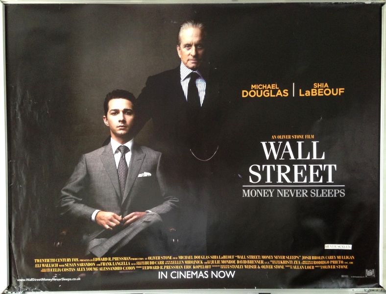 Cinema Poster: WALL STREET MONEY NEVER SLEEPS 2010 (Quad) Shia LaBeouf