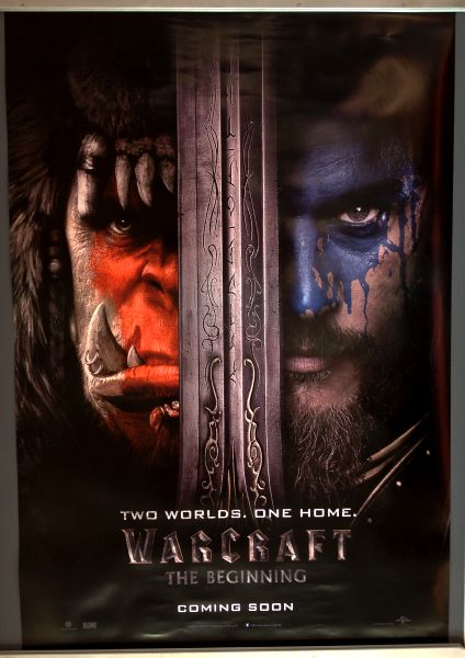 Cinema Poster: WARCRAFT THE BEGINNING 2016 (Advance One Sheet) Duncan Jones Dominic Cooper