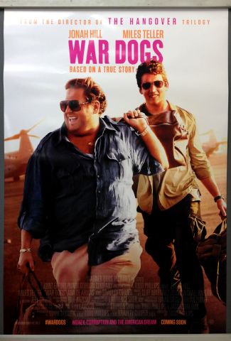 Cinema Poster: WAR DOGS  2016 (Main One Sheet) Jonah Hill Miles Teller