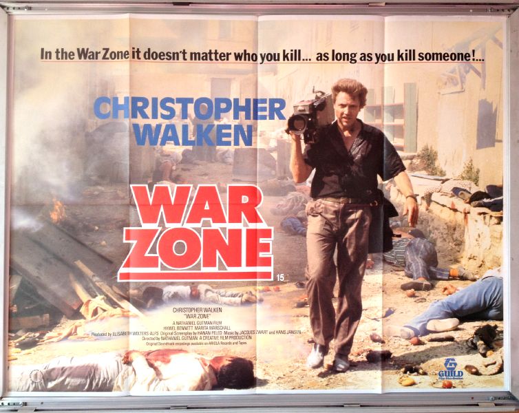 Cinema Poster: WAR ZONE 1987 (Quad) Christopher Walken Hywel Bennett Cinema Poster: WAR ZONE 1987 (Quad) Christopher Walken Hywel Bennett
