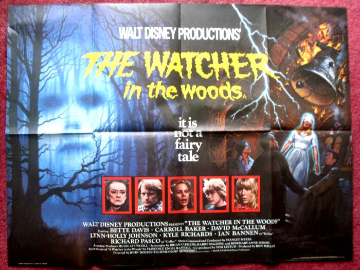 WATCHER IN THE WOODS, THE: UK Quad Film Poster WATCHER IN THE WOODS, THE: UK Quad Film Poster