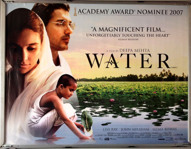 Cinema Poster: WATER 2005 (Quad) Lisa Ray John Abraham Seema Biswas Cinema Poster: WATER 2005 (Quad) Lisa Ray John Abraham Seema Biswas