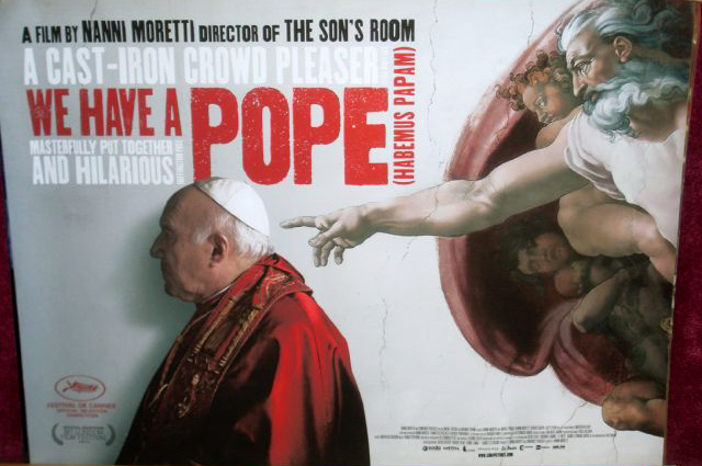 WE HAVE A POPE (HABEMUS PAPAM): UK Quad Film Poster WE HAVE A POPE (HABEMUS PAPAM): UK Quad Film Poster