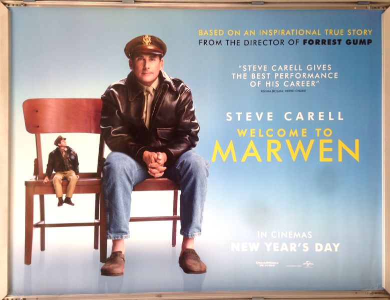 Cinema Poster: WELCOME TO MARWEN 2019 (Main Quad) Steve Carell Falk Hentschel