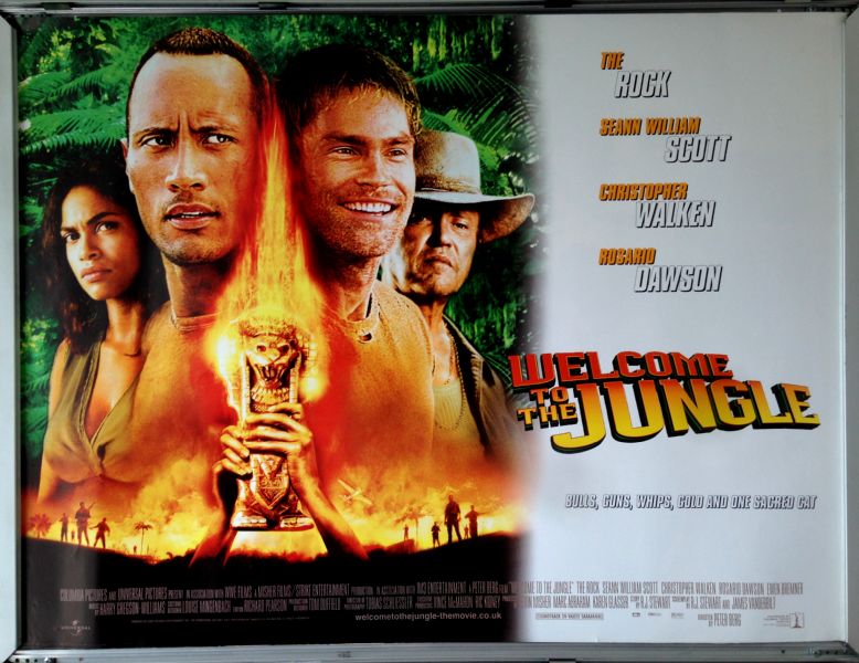 Cinema Poster: WELCOME TO THE JUNGLE 2004 (Quad) Dwayne Johnson