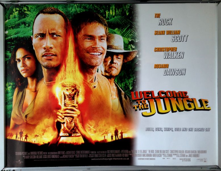 Cinema Poster: WELCOME TO THE JUNGLE 2004 (Quad) Dwayne Johnson Cinema Poster: WELCOME TO THE JUNGLE 2004 (Quad) Dwayne Johnson