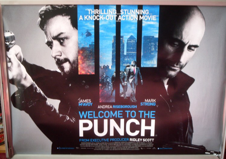 WELCOME TO THE PUNCH: UK Quad Film Poster