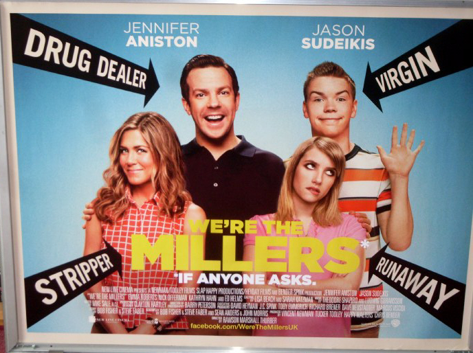 WE'RE THE MILLERS: UK Quad Film Poster