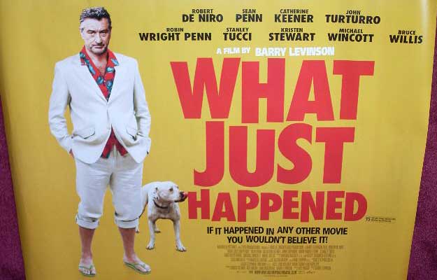 WHAT JUST HAPPENED: Main UK Quad Film Poster