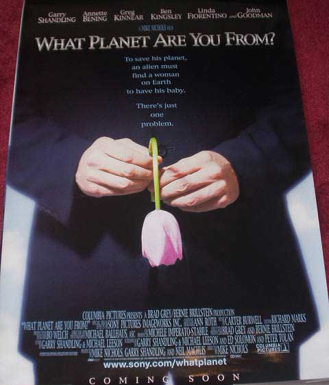 WHAT PLANET ARE YOU FROM?: Main One Sheet Film Poster WHAT PLANET ARE YOU FROM?: Main One Sheet Film Poster