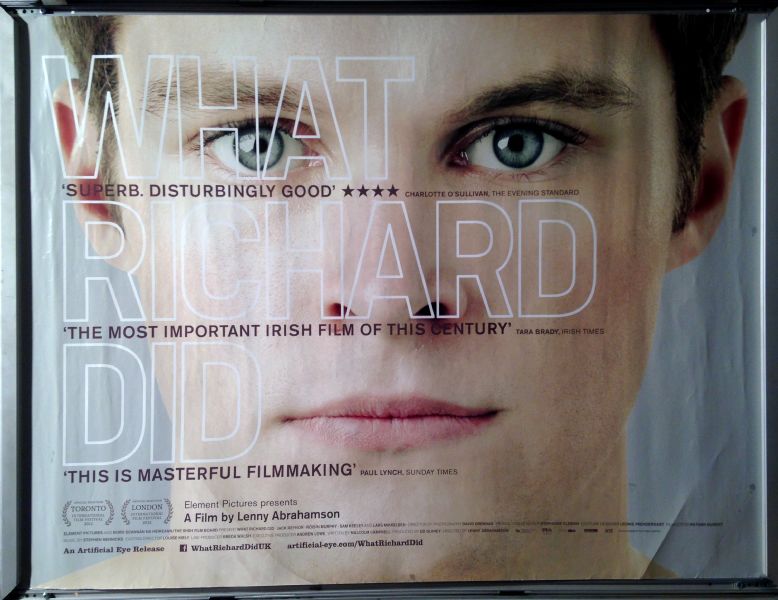 Cinema Poster: WHAT RICHARD DID 2013 (Quad) Jack Reynor Fionn Walton