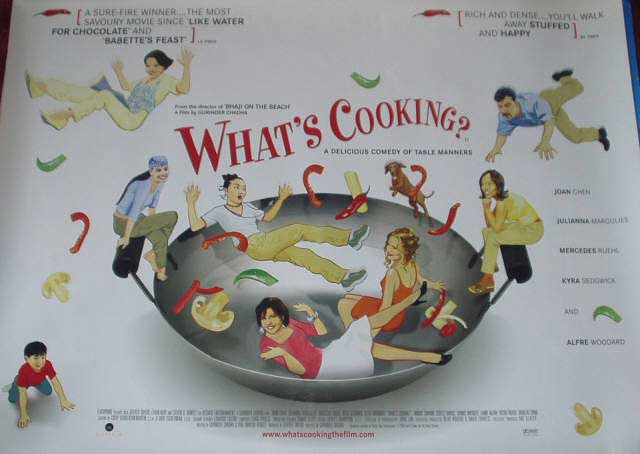 WHAT'S COOKING?: Main UK Quad Film Poster WHAT'S COOKING?: Main UK Quad Film Poster