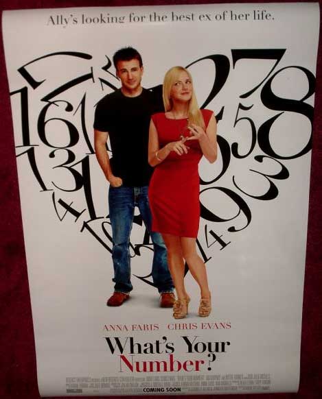 WHAT'S YOUR NUMBER?: One Sheet Film Poster WHAT'S YOUR NUMBER?: One Sheet Film Poster