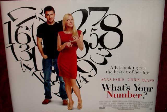 WHAT'S YOUR NUMBER?: UK Quad Film Poster WHAT'S YOUR NUMBER?: UK Quad Film Poster