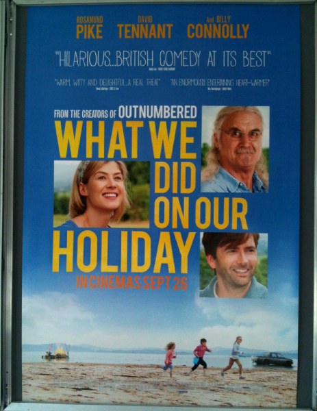 Cinema Poster: WHAT WE DID ON OUR HOLIDAY 2014 (One Sheet) David Tennant