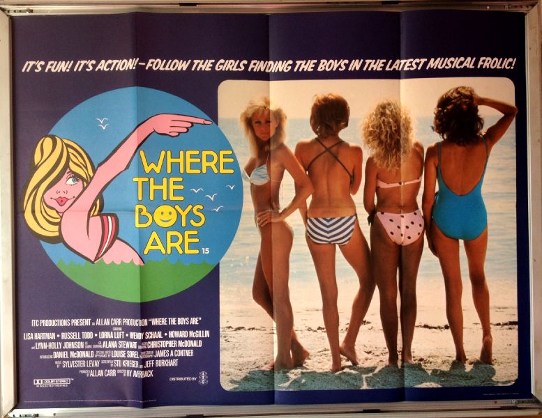 Cinema Poster: WHERE THE BOYS ARE 1984 (Quad) Lisa Hartman Lorna Luft Cinema Poster: WHERE THE BOYS ARE 1984 (Quad) Lisa Hartman Lorna Luft