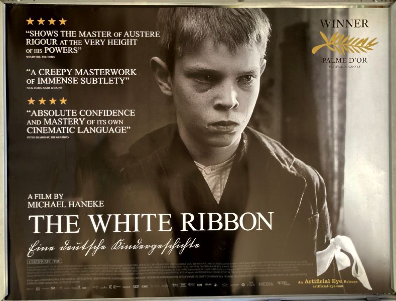 Cinema Poster: WHITE RIBBON, THE 2009 (Quad) Michael Haneke Christian Friedel