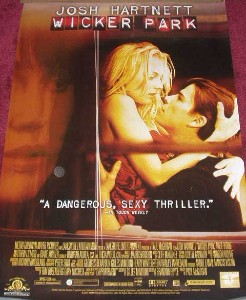 WICKER PARK: Main One Sheet Film Poster WICKER PARK: Main One Sheet Film Poster