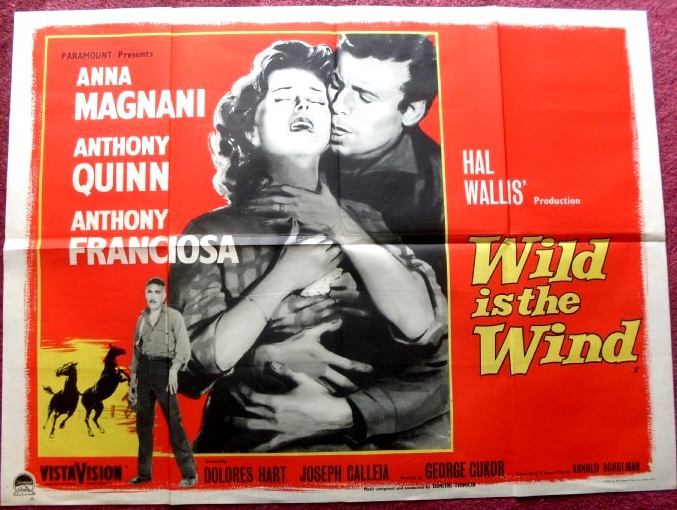 WILD IS THE WIND: UK Quad Film Poster WILD IS THE WIND: UK Quad Film Poster