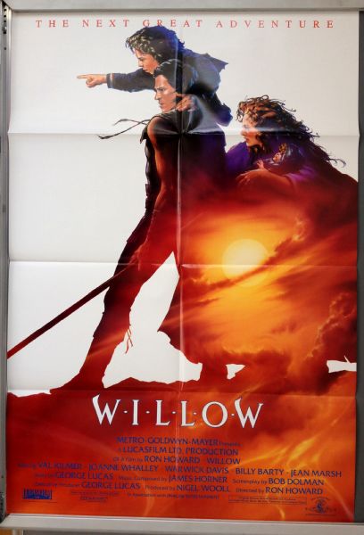 Cinema Poster: WILLOW 1988 (One Sheet) Val Kilmer Joanne Whalley Warwick Davis Cinema Poster: WILLOW 1988 (One Sheet) Val Kilmer Joanne Whalley Warwick Davis