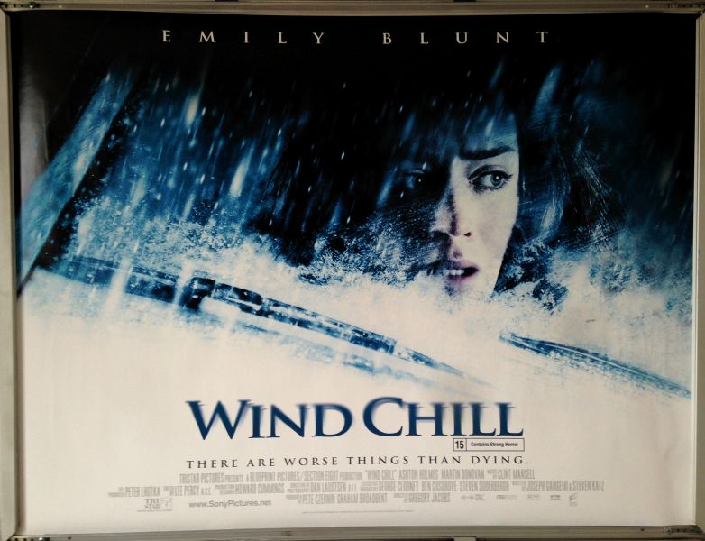 Cinema Poster: WIND CHILL 2007 (Quad) Emily Blunt Ashton Holmes Martin Donovan Cinema Poster: WIND CHILL 2007 (Quad) Emily Blunt Ashton Holmes Martin Donovan