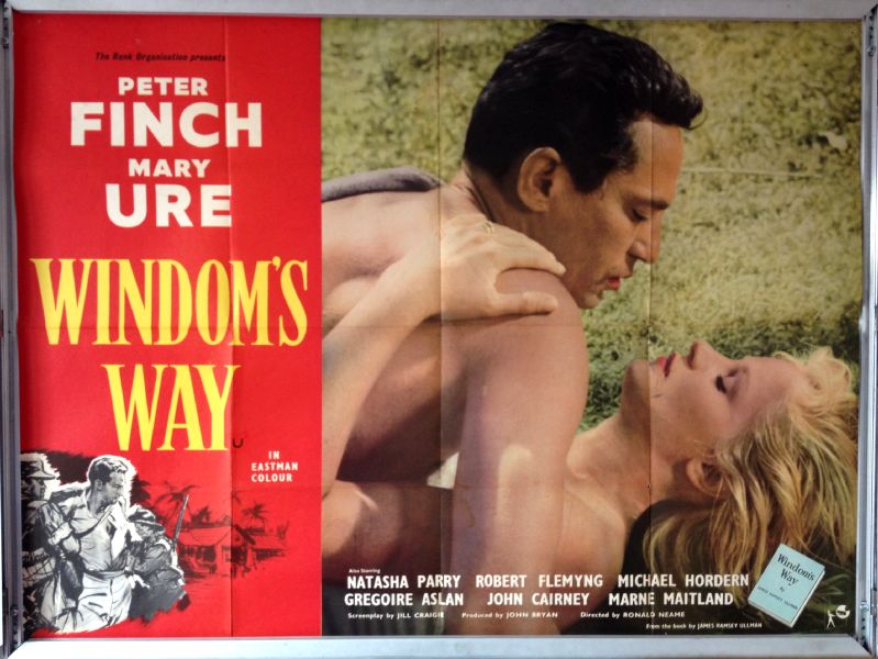 Cinema Poster: WINDOM'S WAY 1957 (Quad) Peter Finch Mary Ure Natasha Parry 
