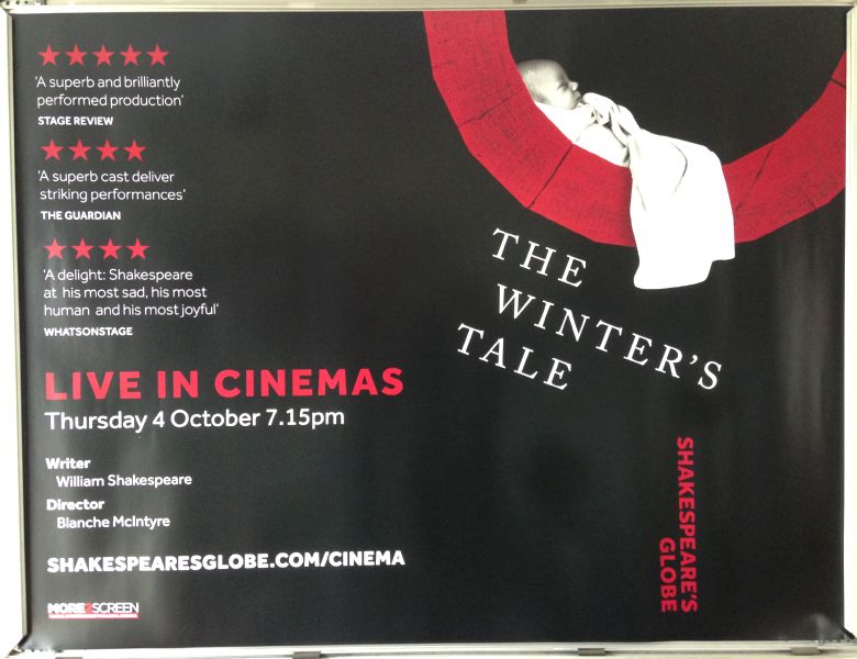 Cinema Poster: WINTERS TALE, THE 2018 (Globe Live Beamback Quad) Blanche McIntyre Cinema Poster: WINTERS TALE, THE 2018 (Globe Live Beamback Quad) Blanche McIntyre