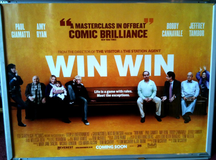 WIN WIN: UK Quad Film Poster