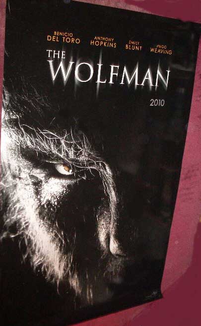 WOLFMAN, THE: Two Sided Cinema Banner WOLFMAN, THE: Two Sided Cinema Banner