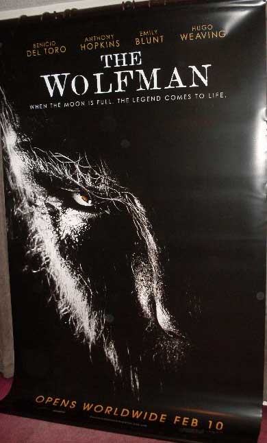 WOLFMAN, THE: Single Sided Cinema Banner WOLFMAN, THE: Single Sided Cinema Banner