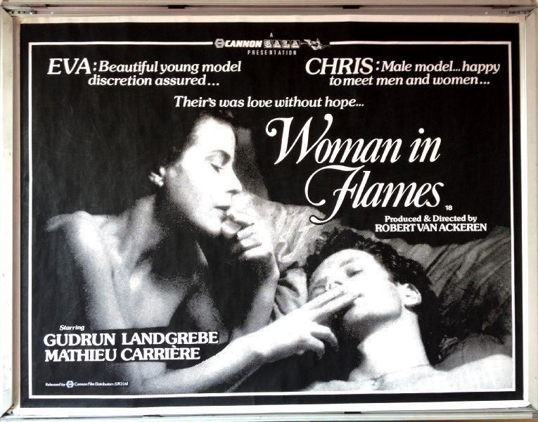 Cinema Poster: WOMAN IN FLAMES 1983 (Quad) Gudrun Landgrebe Mathieu Carrière Cinema Poster: WOMAN IN FLAMES 1983 (Quad) Gudrun Landgrebe Mathieu Carrière