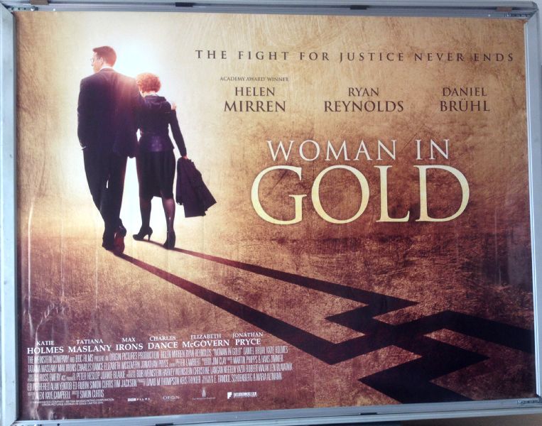 Cinema Poster: WOMAN IN GOLD 2015 (Advance Quad) Helen Mirren Ryan Reynolds Cinema Poster: WOMAN IN GOLD 2015 (Advance Quad) Helen Mirren Ryan Reynolds