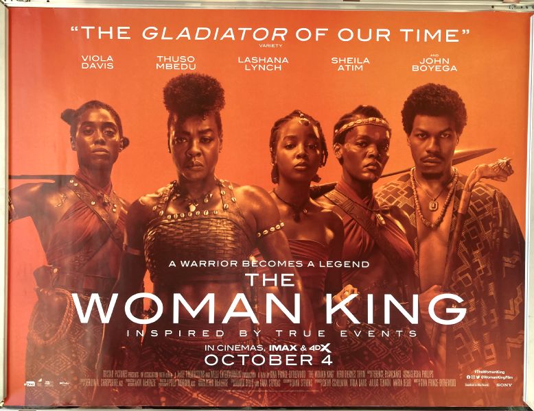Cinema Poster: WOMAN KING, THE 2022 (Main Quad) Viola Davis Lashana Lynch Cinema Poster: WOMAN KING, THE 2022 (Main Quad) Viola Davis Lashana Lynch