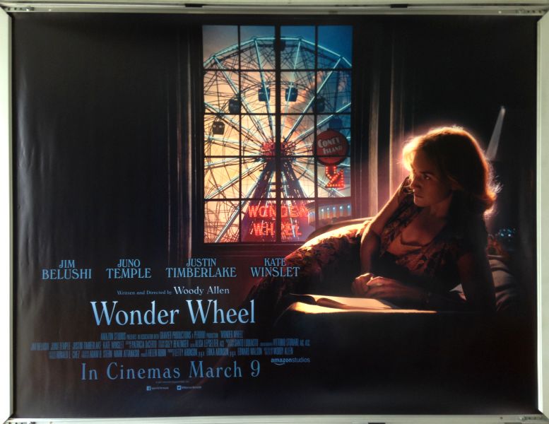 Cinema Poster: WONDER WHEEL 2018 (Quad) Woody Allen Justin Timberlake