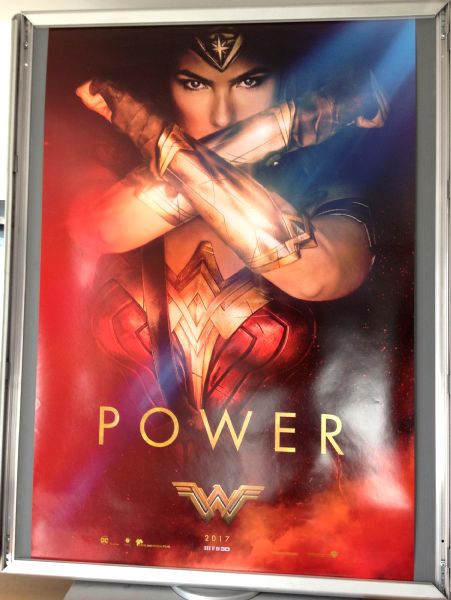 Cinema Poster: WONDER WOMAN 2017 (Power One Sheet) Gal Gadot